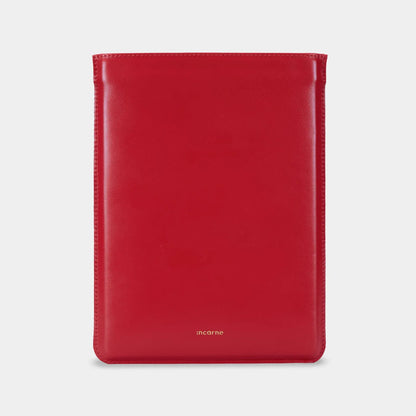 Kožené pouzdro na MacBook ClineUp z Crazy Horse kůže – Red | Essetia