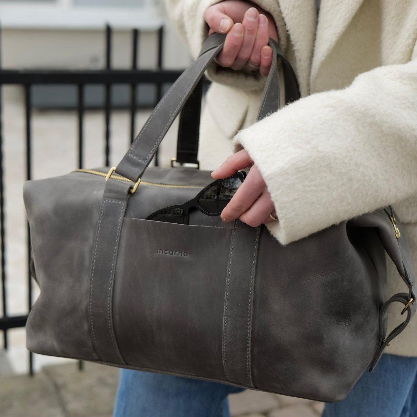All In Leather Travel Bag