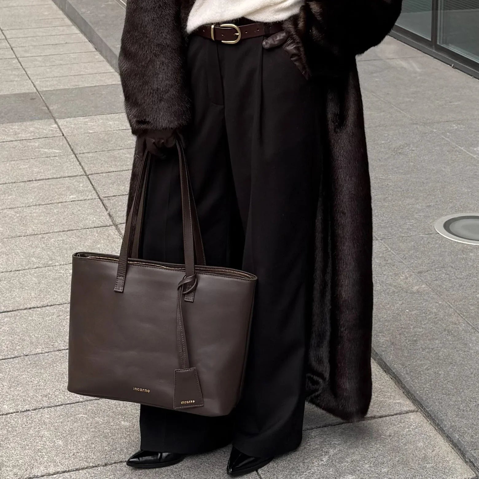 Emeli Shopper Bag — Chocolate