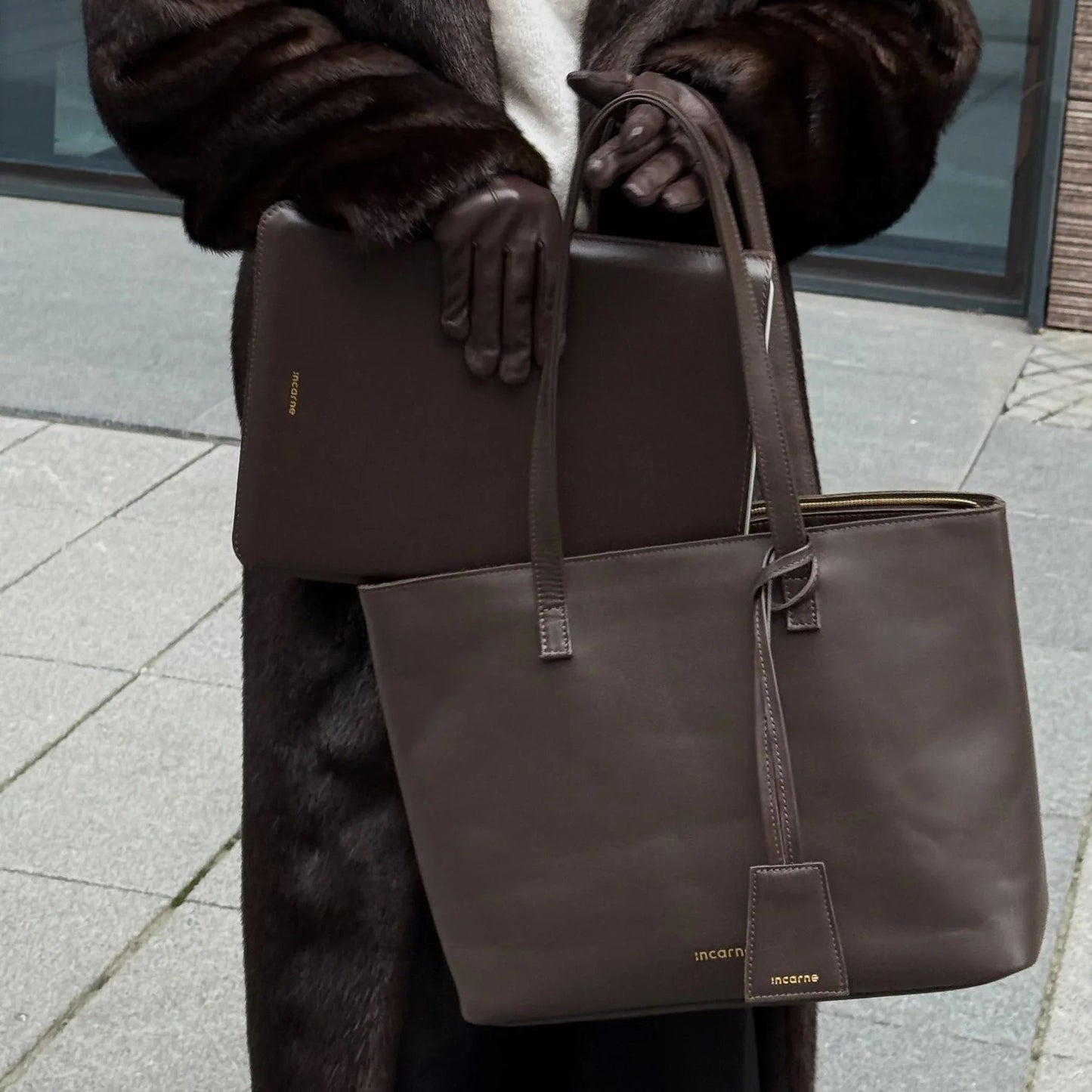 Emeli Shopper Bag — Chocolate