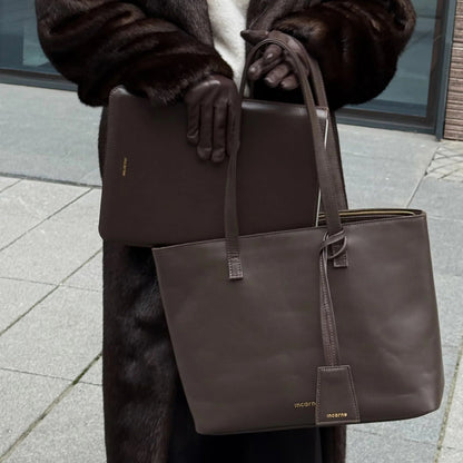 Emeli Shopper Bag — Chocolate