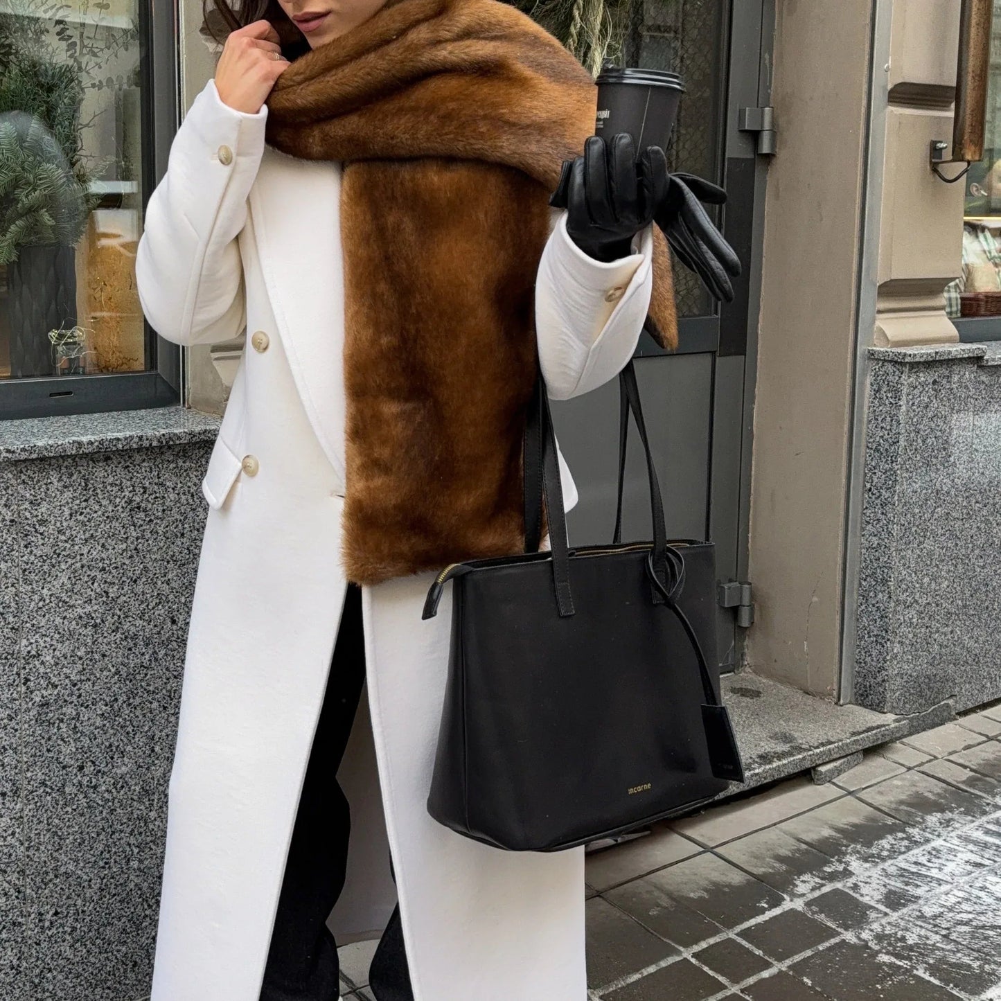 Emeli Shopper Bag — Black