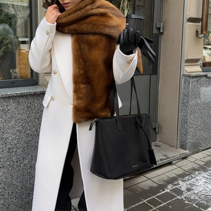 Emeli Shopper Bag — Black