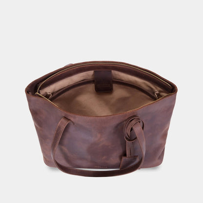 Emeli Leather Shopper Bag