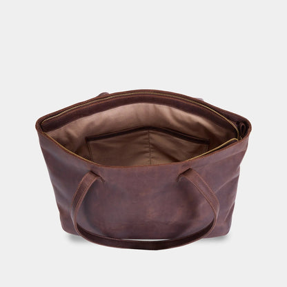 Emeli Leather Shopper Bag