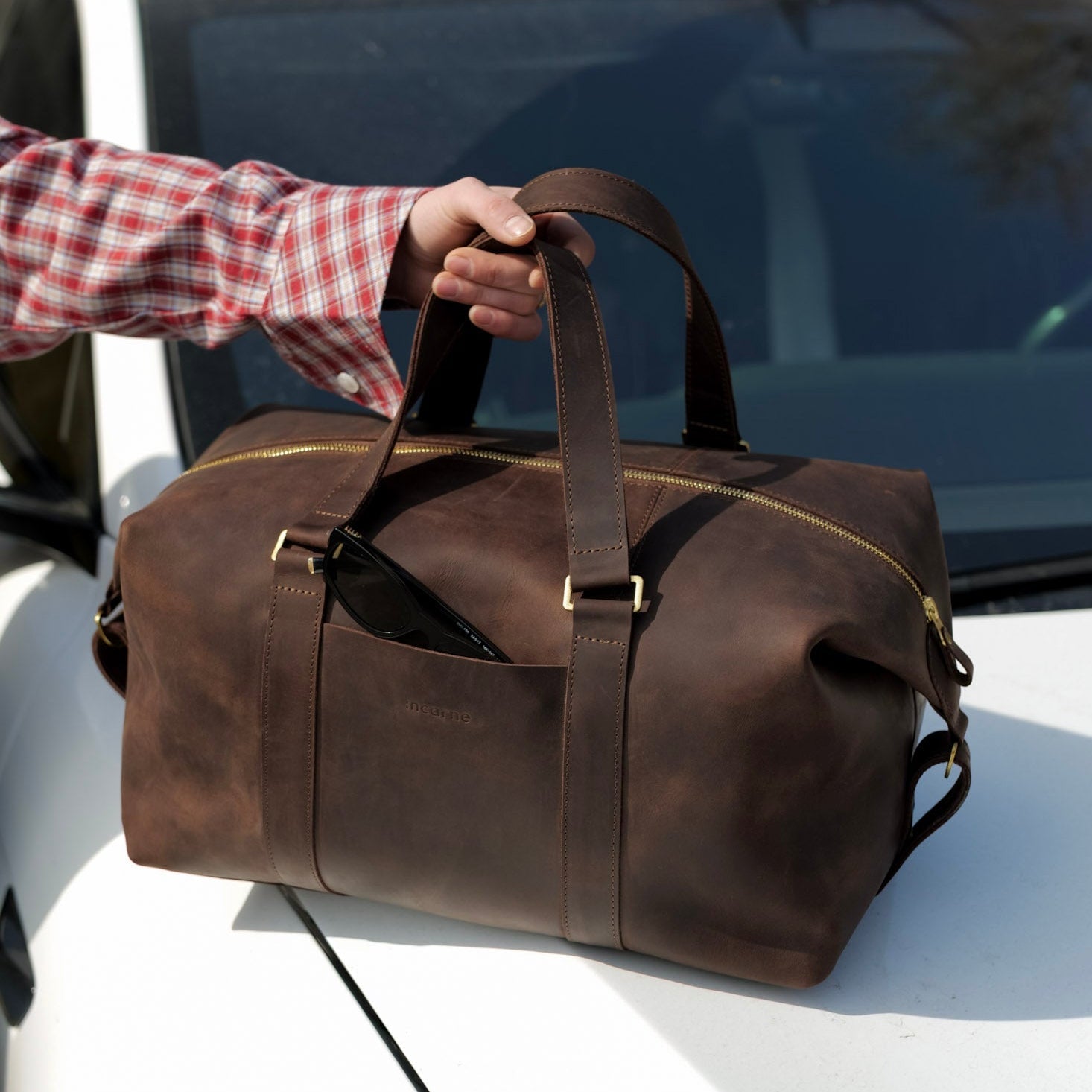 All In Travel Bag — Brown Vintage
