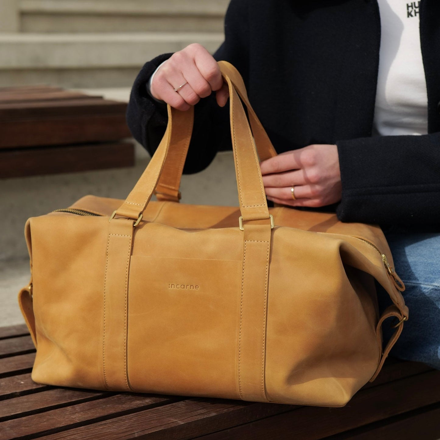 All In Leather Travel Bag