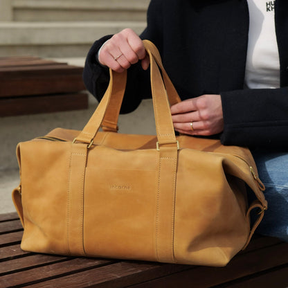 All In Leather Travel Bag