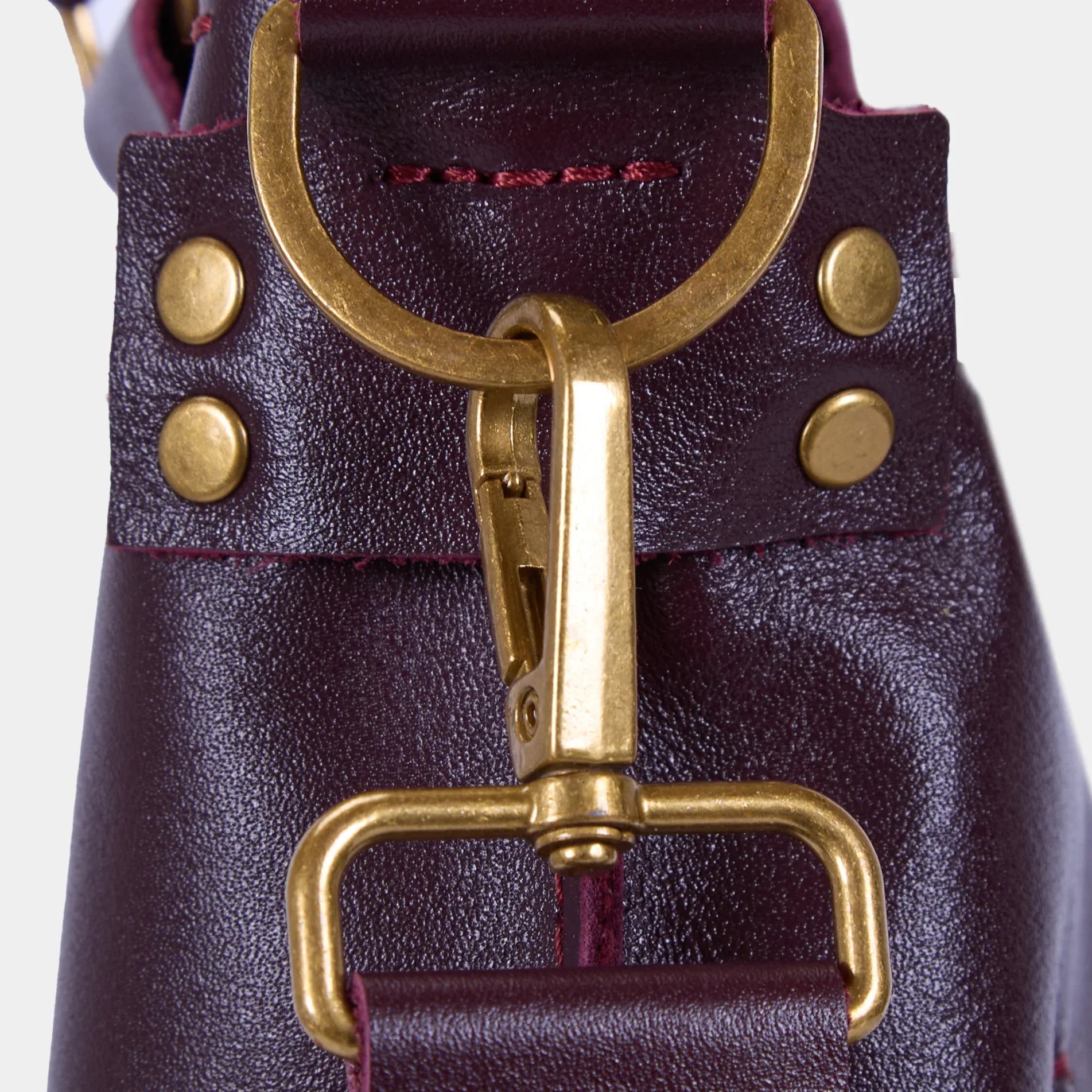 Optimus Leather Bag 2in1 — Сlassic / Burgundy