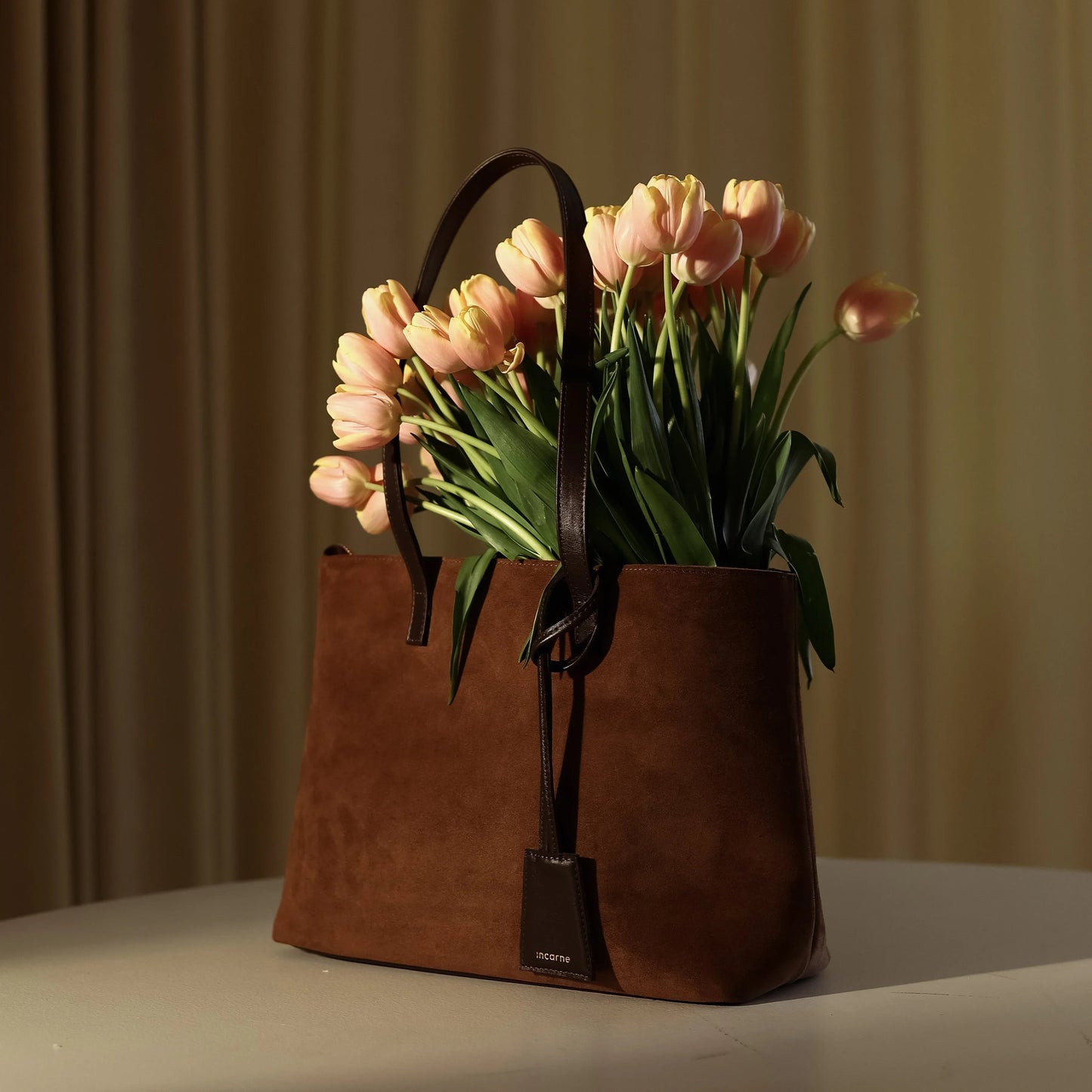 Emeli Leather Shopper Bag