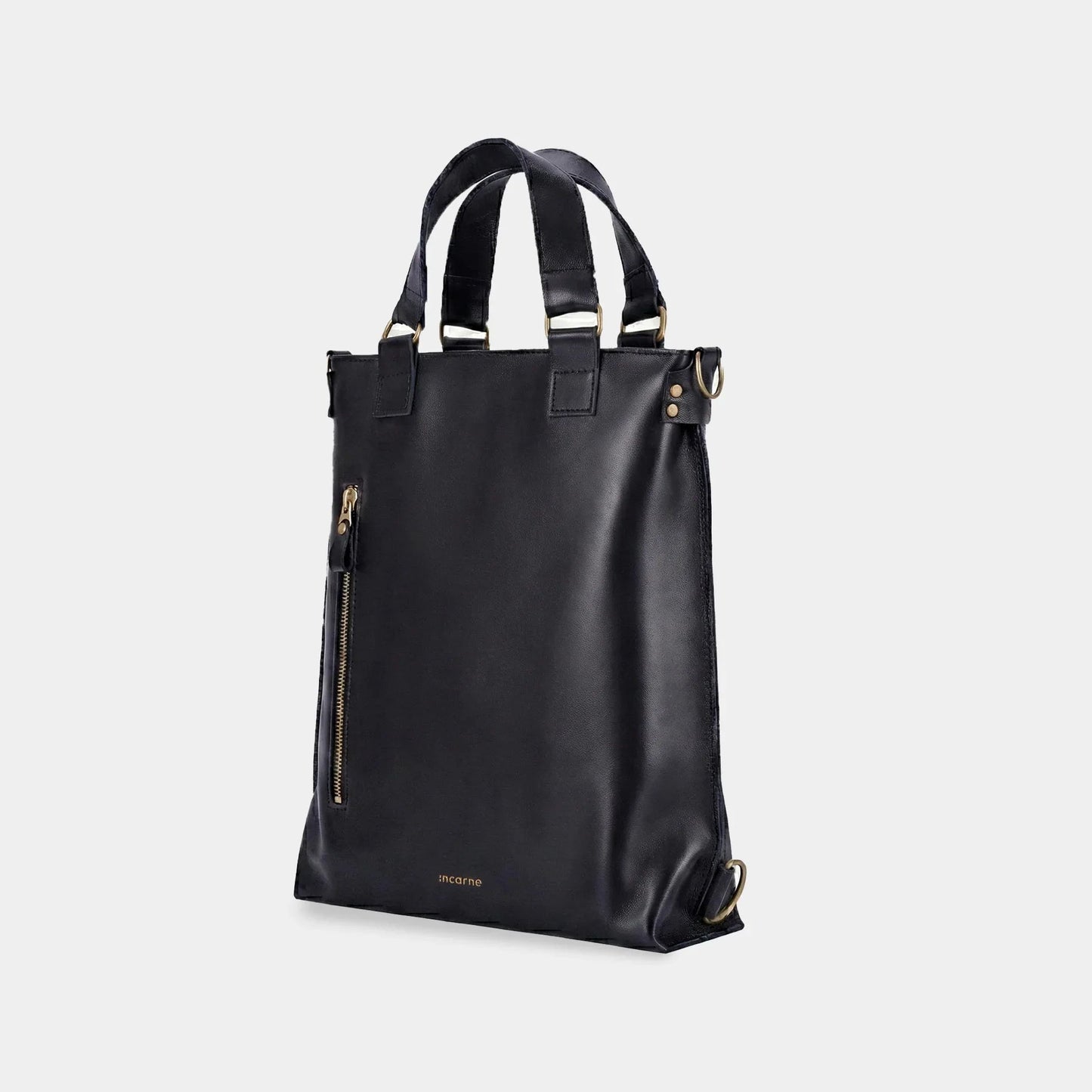 Optimus Leather Bag 2in1 — Сlassic / Black