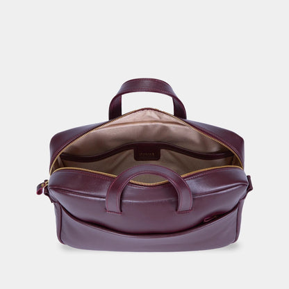Brief Leather Laptop Bag