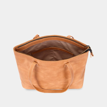 Emeli Leather Shopper Bag