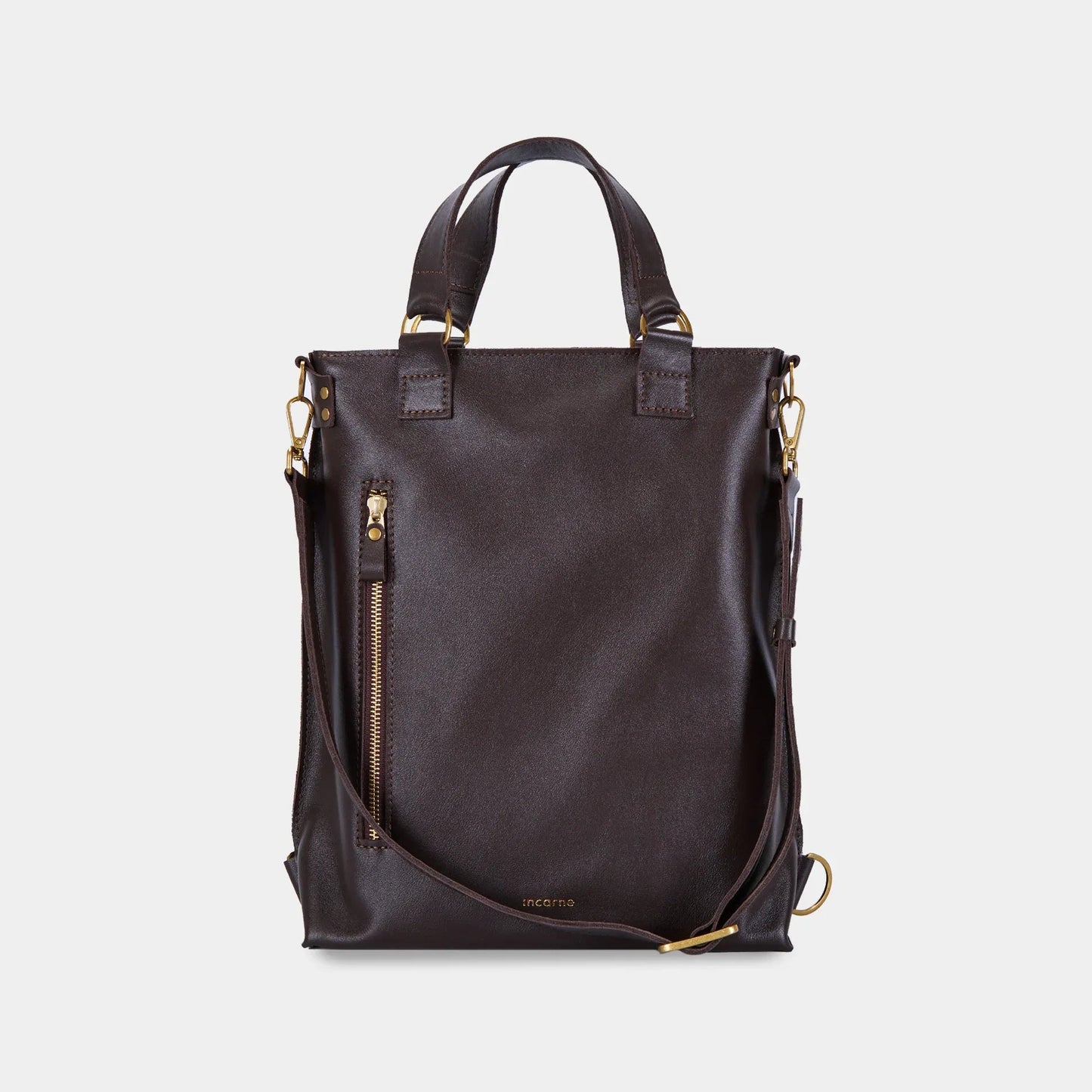 Optimus Leather Bag 2in1 — Сlassic / Chocolate
