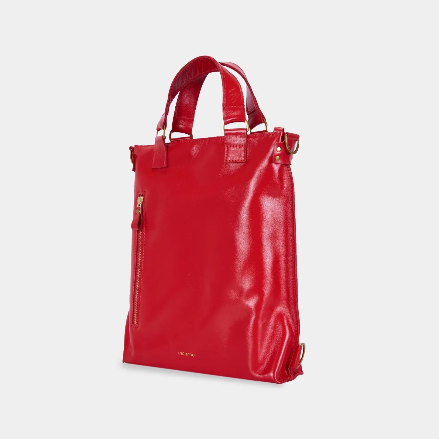 Optimus Leather Bag 2in1 — Сlassic / Red