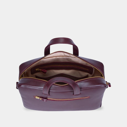 Brief Leather Laptop Bag