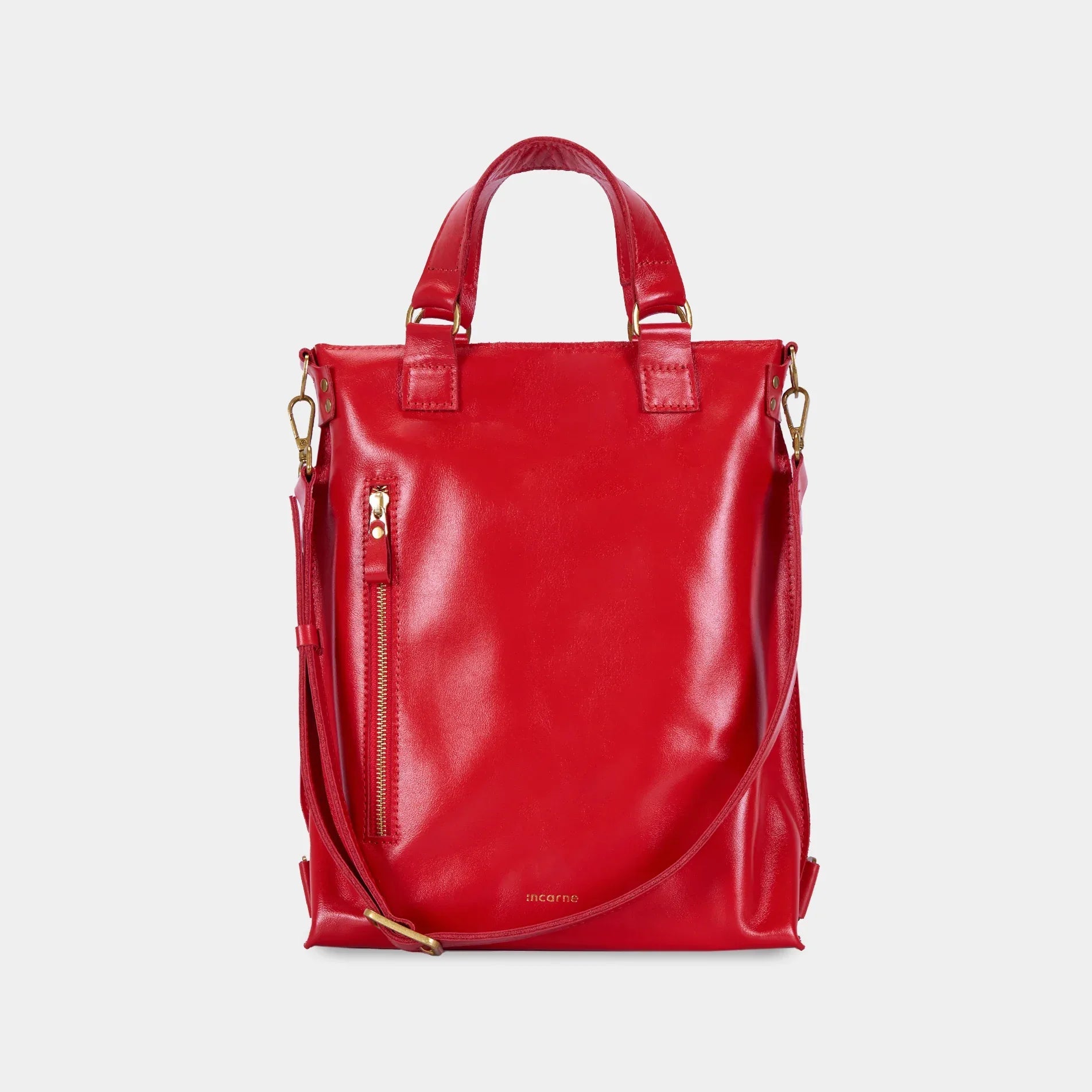 Optimus Leather Bag 2in1 — Сlassic / Red