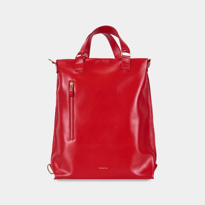 Optimus Leather Bag 2in1 — Сlassic / Red