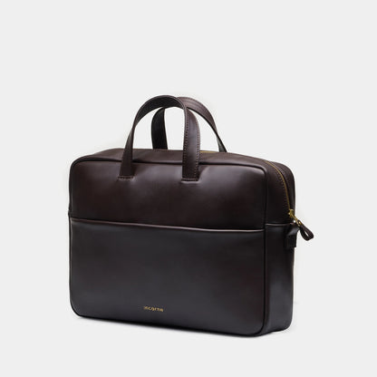 Brief Leather Laptop Bag