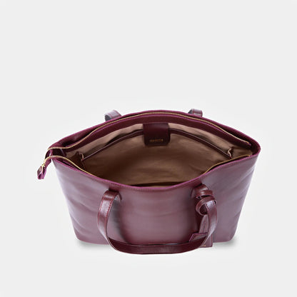 Emeli Leather Shopper Bag