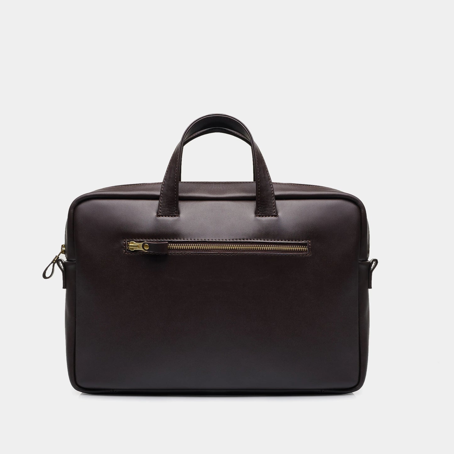 Brief Leather Laptop Bag
