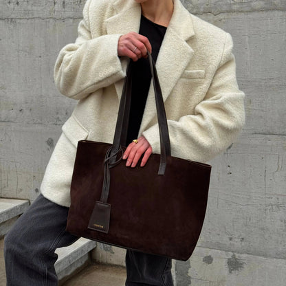 Emeli Leather Shopper Bag