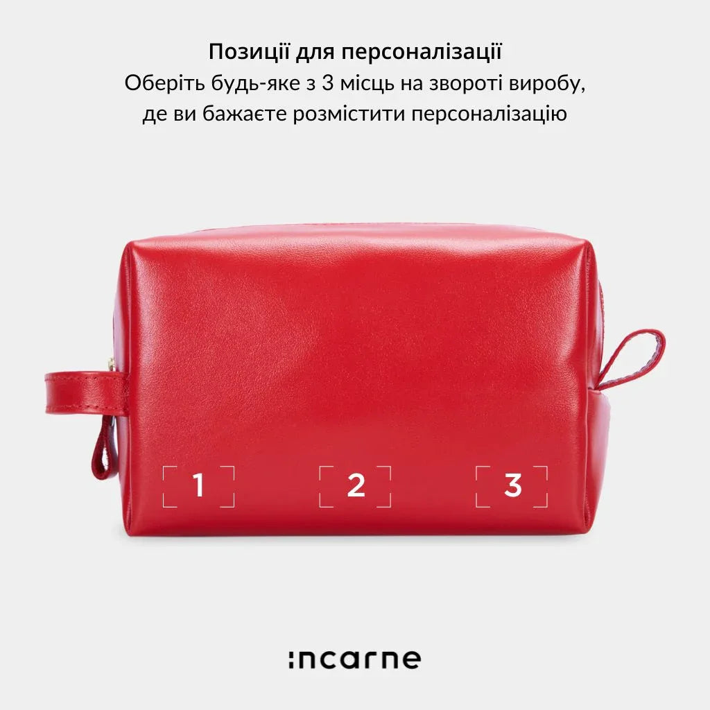 Mirage Leather Cosmetic Case