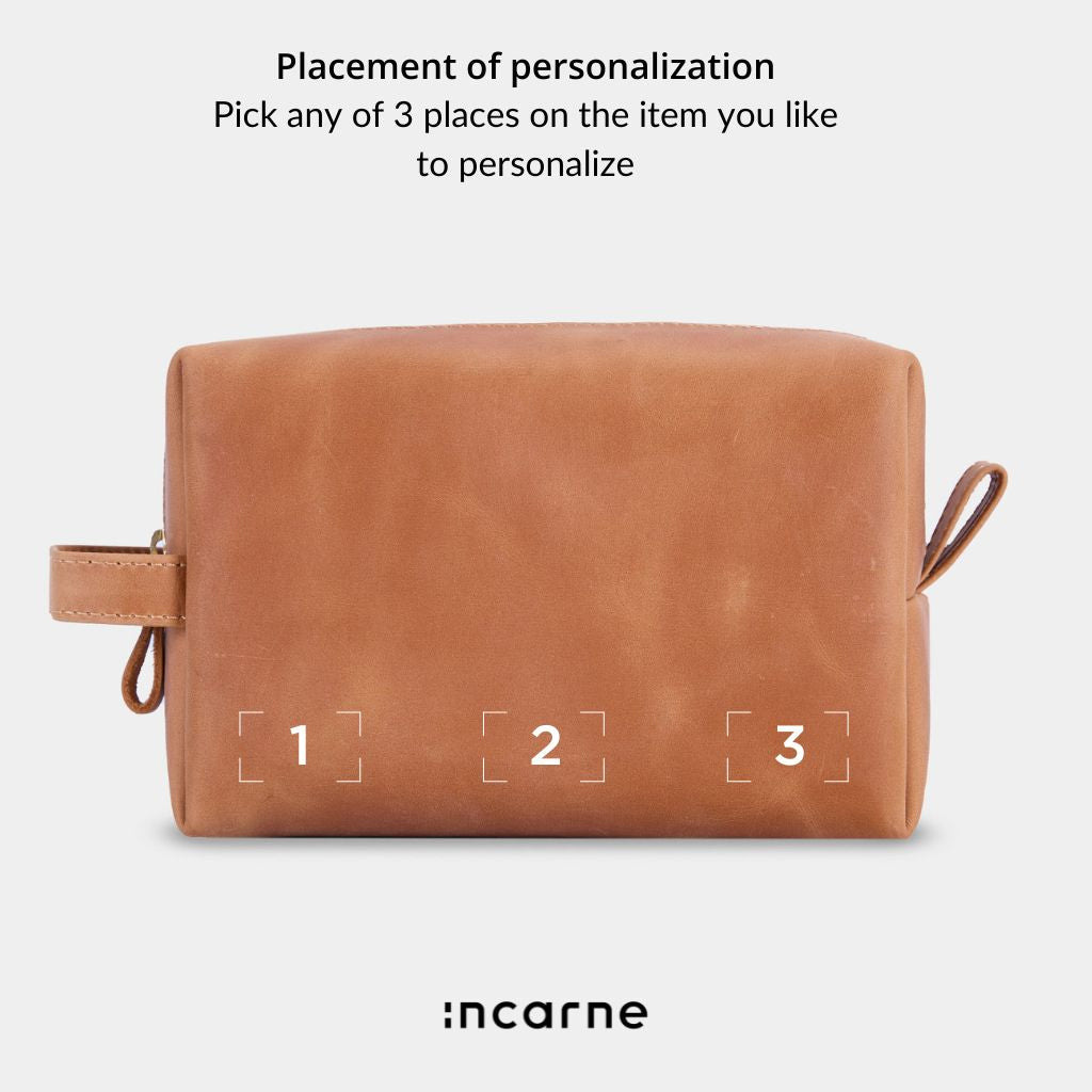 Mirage Leather Cosmetic Case