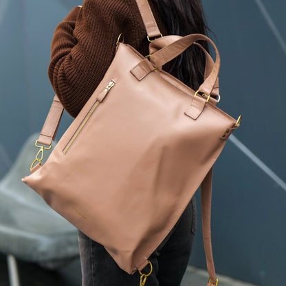 Optimus Leather Bag 2in1 — Сlassic / Mocha
