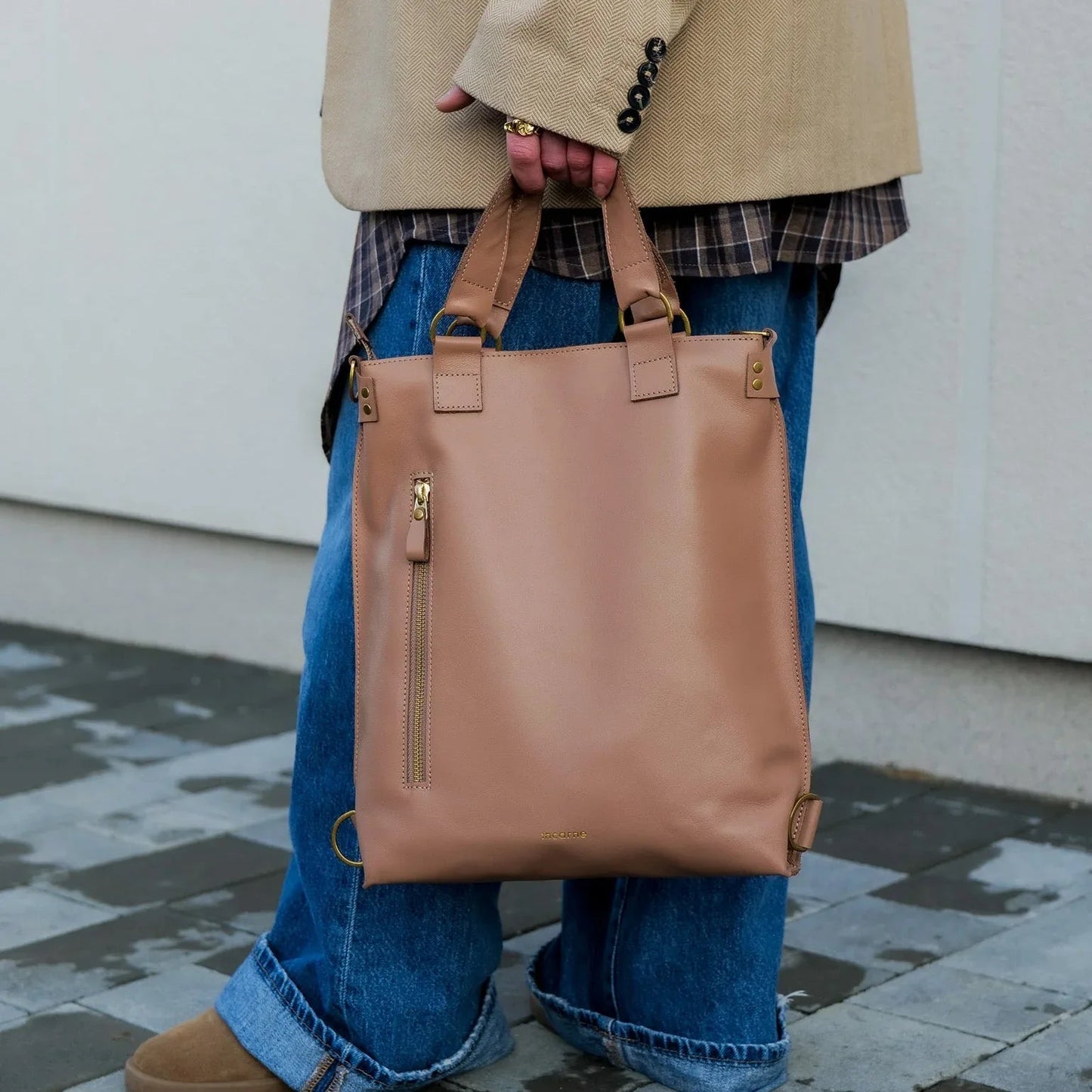 Optimus Leather Bag 2in1 — Сlassic / Mocha