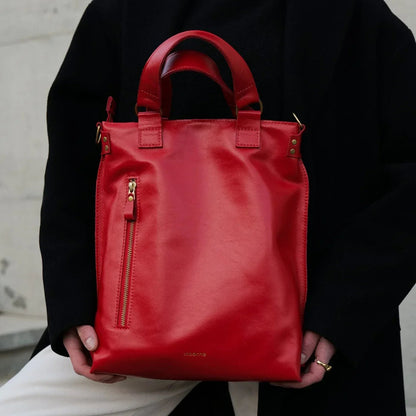 Optimus Leather Bag 2in1 — Сlassic / Red
