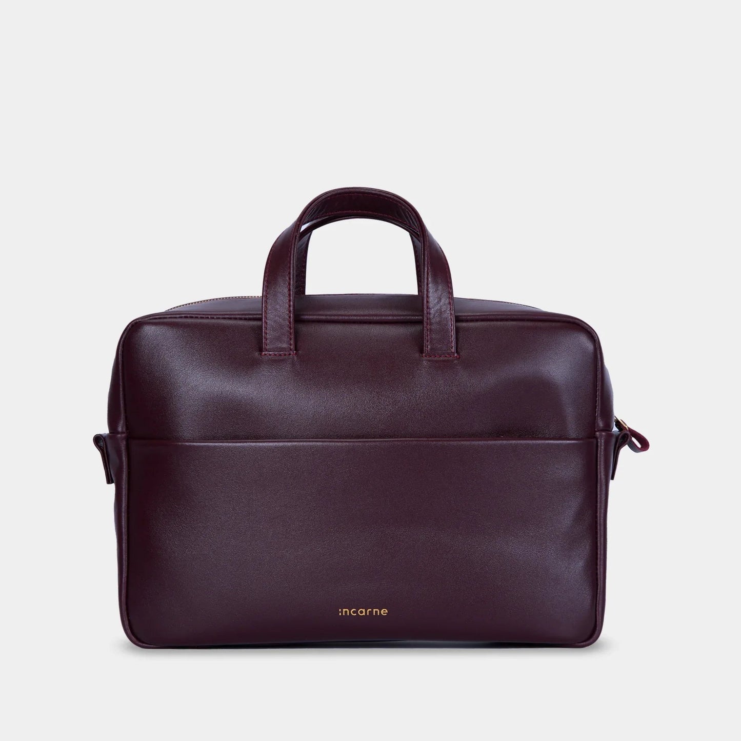 Brief Leather Laptop Bag