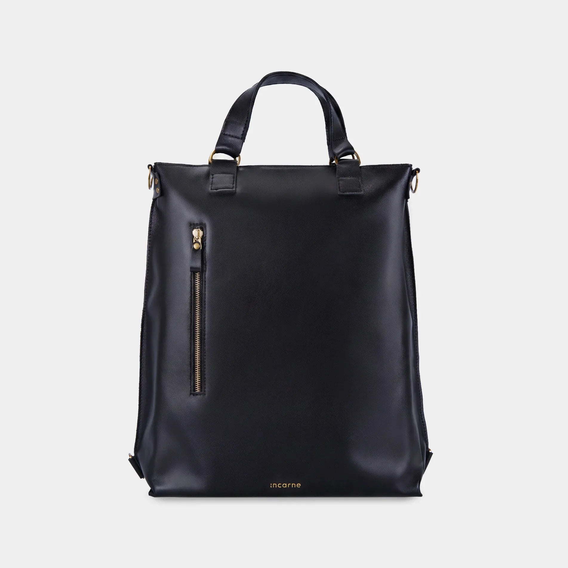 Optimus Leather Bag 2in1 — Сlassic / Black