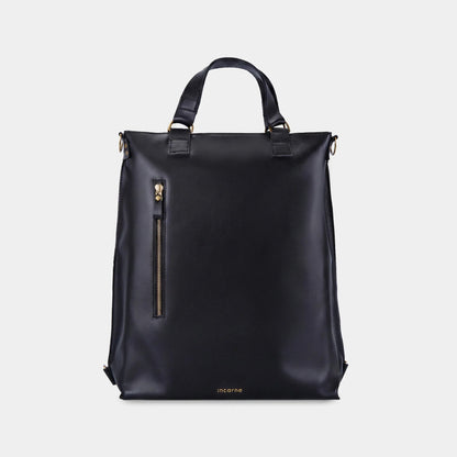 Optimus Leather Bag 2in1 — Сlassic / Black